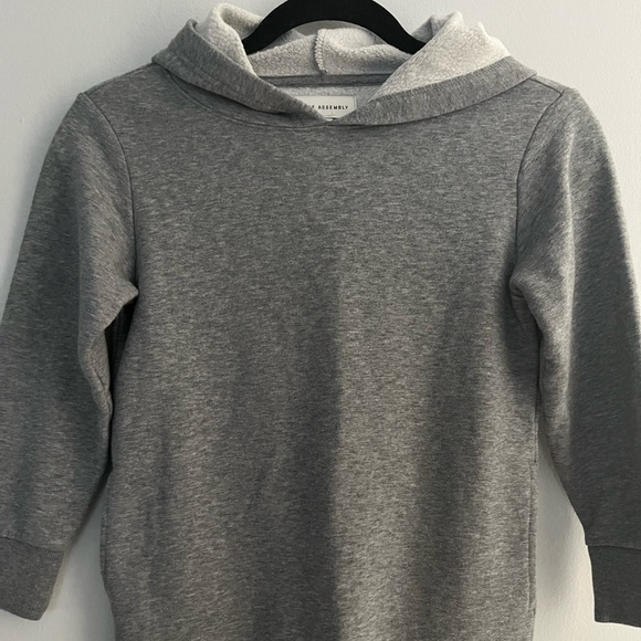 NWOT Boys Size Small / 6 Free Assembly Gray Hoodie Warm Winter - Picture 2 of 5